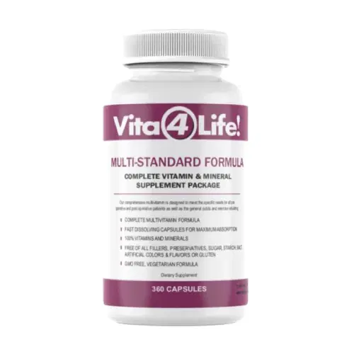 Core Health Bundle | 4-in-1 Bariatric-Friendly Supplement Pack with Multivitamin, Calcium, Vitamin D3 & Iron + B12