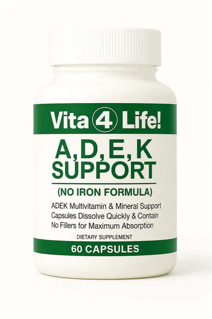 Complete Optimization Bundle | Daily 5-in-1 with Multi-Plus, ADEK, Iron + B12, Vitamin D3 & Hair Skin Nails Support