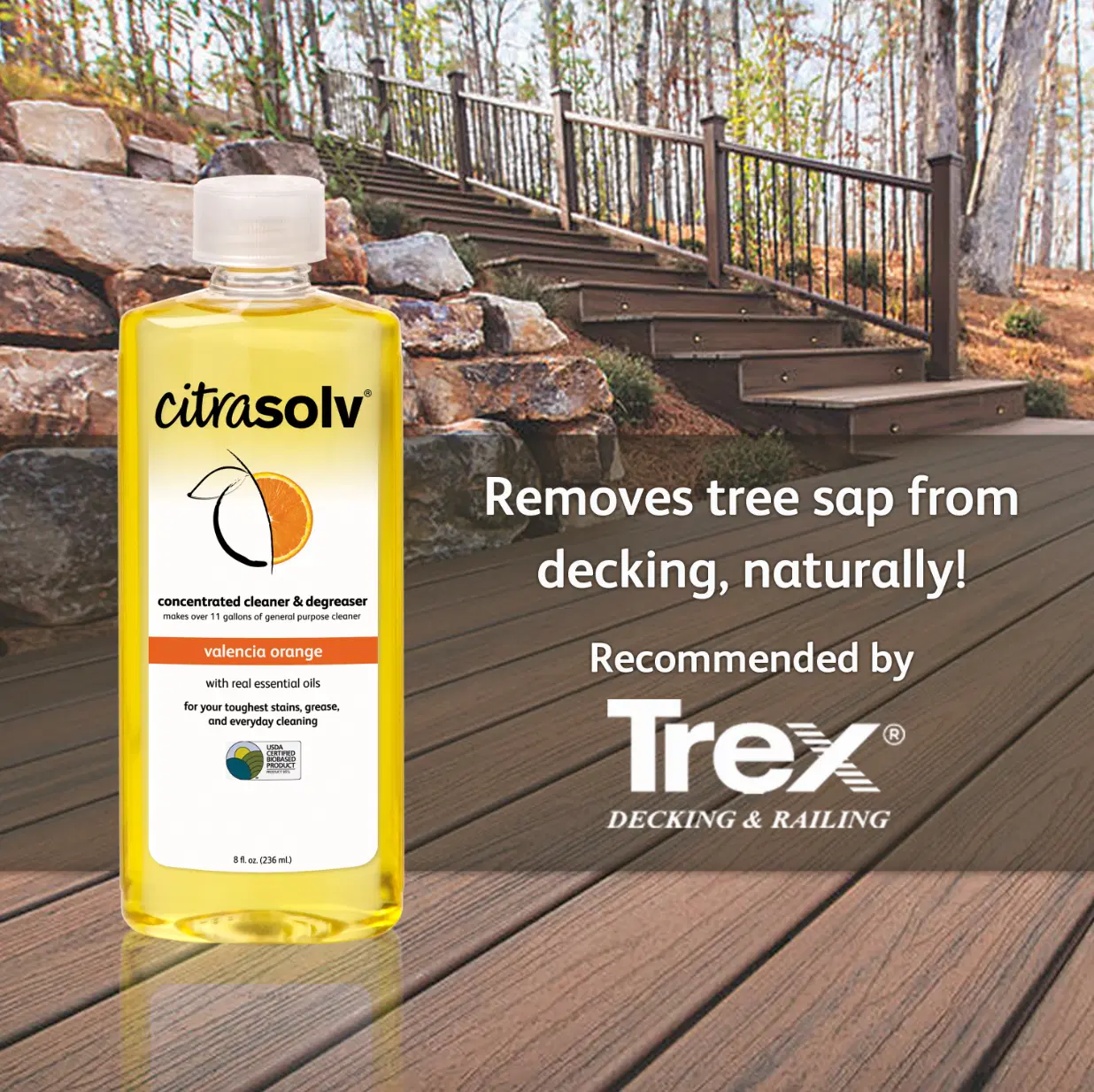 Citra Solv Concentrated Cleaner & Degreaser, Deodorizer, Home & Outdoor, Adhesive Remover, Natural Orange Oil