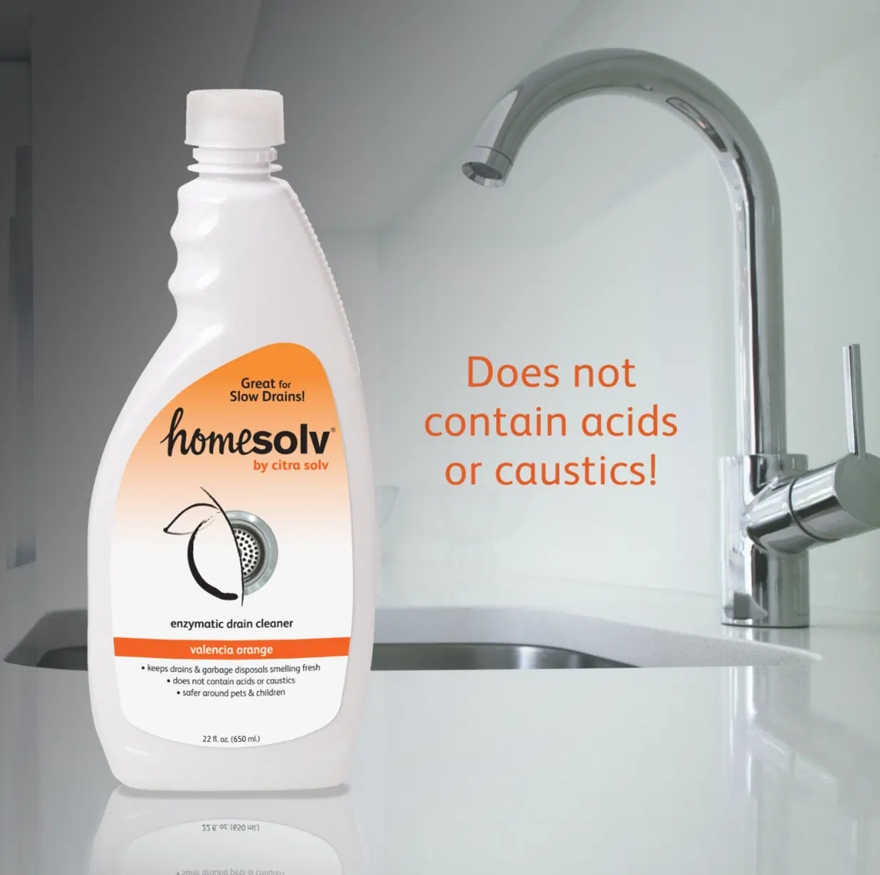 Homesolv Enzymatic Drain Cleaner 22 fl oz