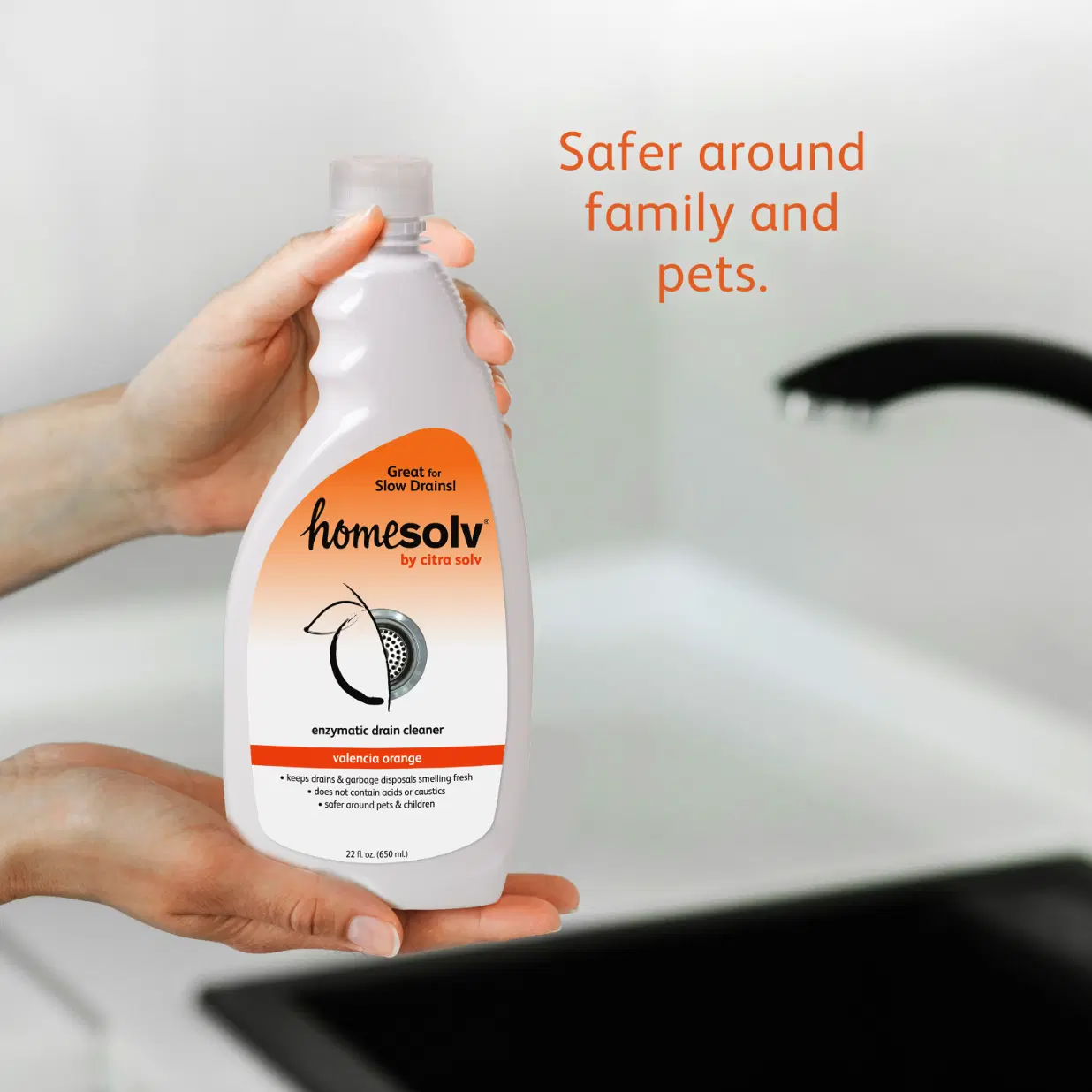 Homesolv Enzymatic Drain Cleaner 22 fl oz