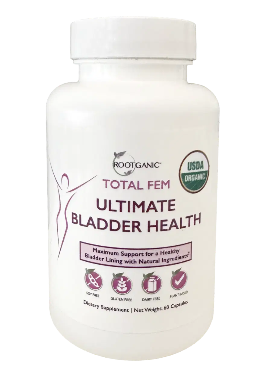 Total Fem Ultimate Bladder Health – D‑Mannose, Cranberry, Hibiscus & Uva Ursi for Urinary Tract Support & Leak Control