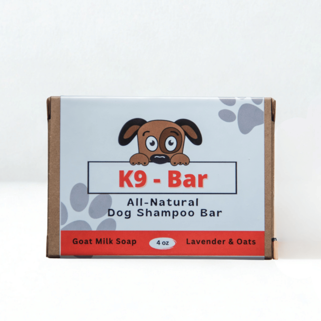 Happy Hearts Naturals - K9 Bar - Lavender & Oat Goat Milk Dog Bar - Lavender & Oatmeal Soothing Bar for Dogs (Sensitive Skin Safe)