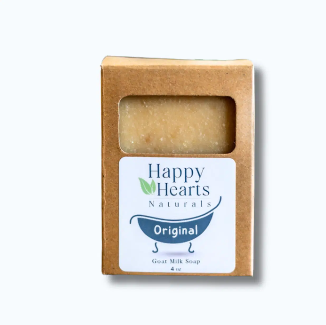 Happy Hearts Naturals - Original Goat Milk Soap (Sensitive Skin) - 4 oz