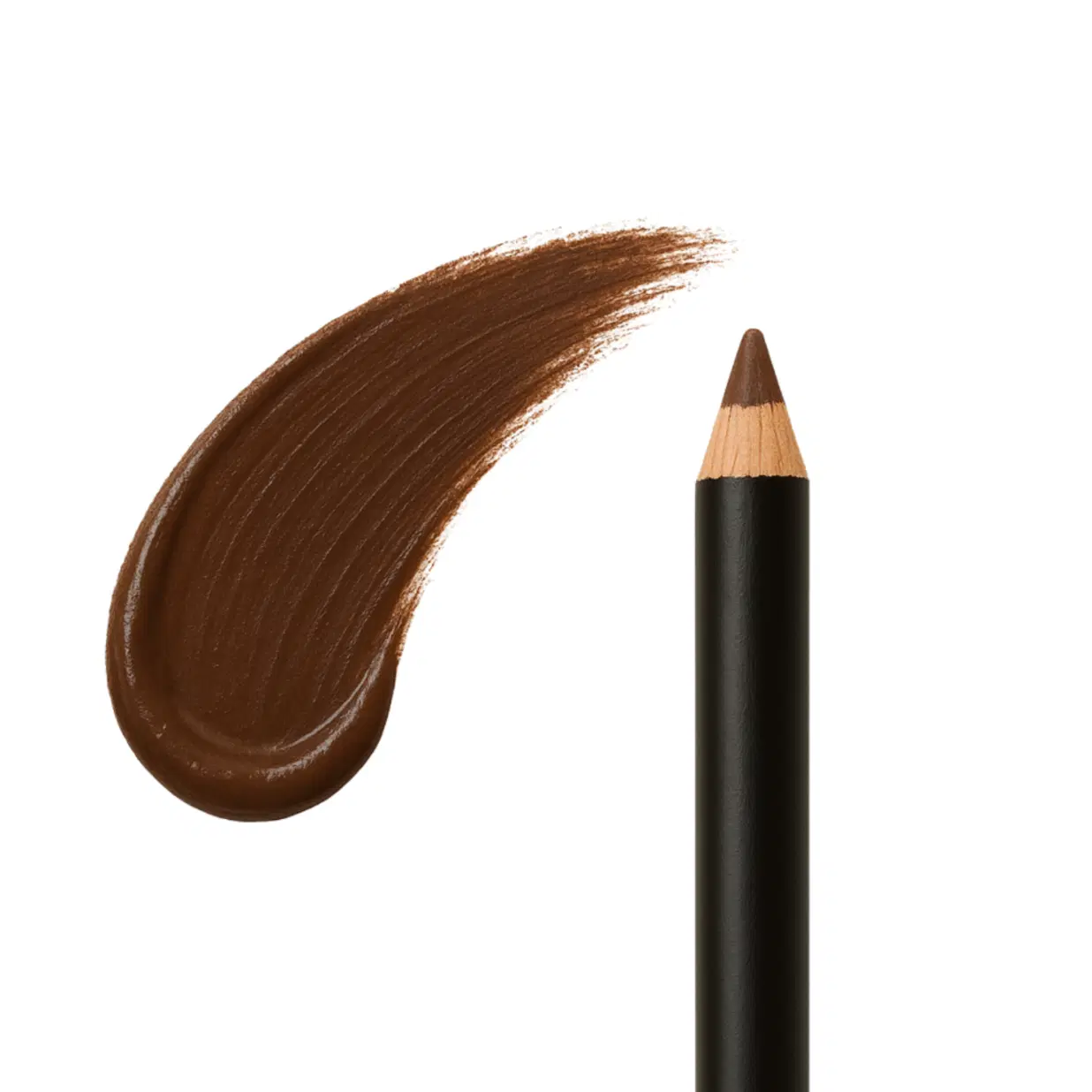 Taylor Made Organics Eyeliner Pencil | natural + vegan Creamy, Vegan Black with Castor & Jojoba Oils – 0.04 oz