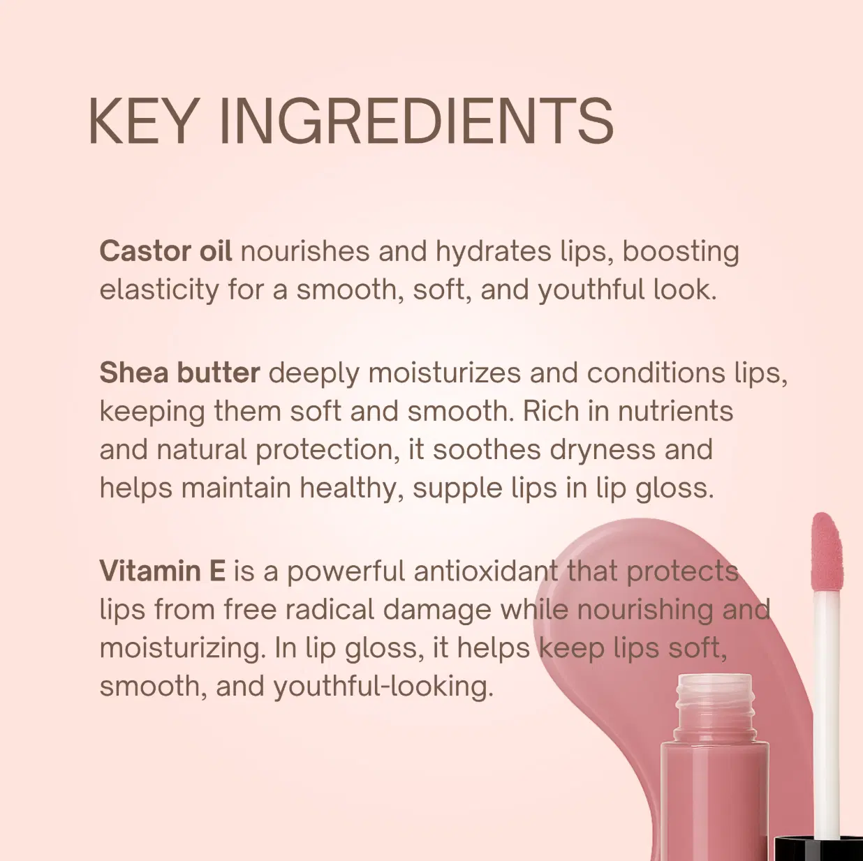 Lip Gloss | organic Antioxidant-Rich Botanical Formula + Hydrating Shea & Coconut Oils – 0.18 oz (5.3 ml) - confidentlg