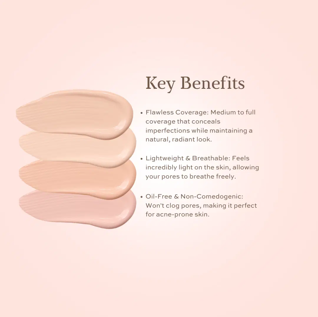 Liquid Mineral Foundation | oil-free, lightweight - faithful
