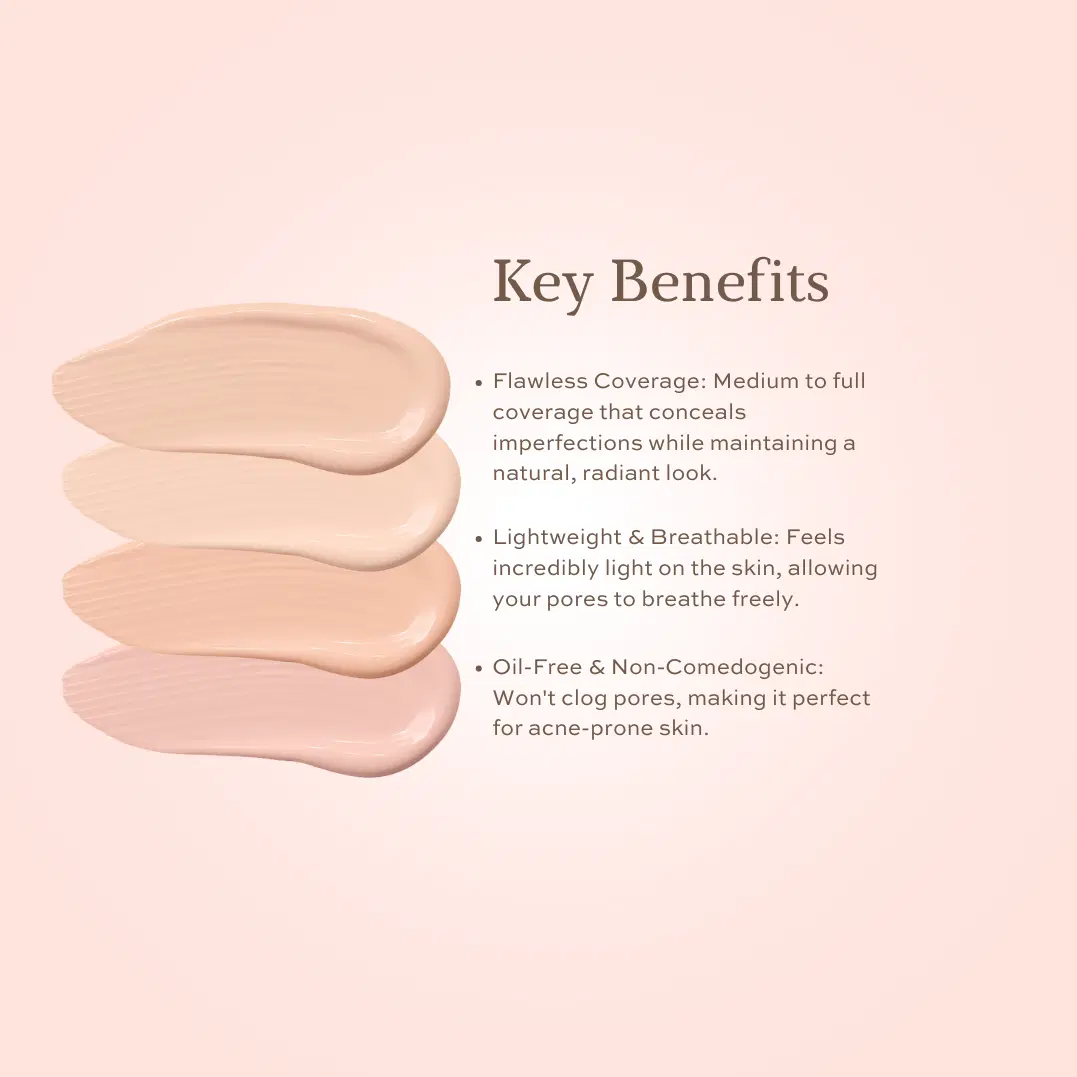 Liquid Mineral Foundation | oil-free, lightweight - heavenly