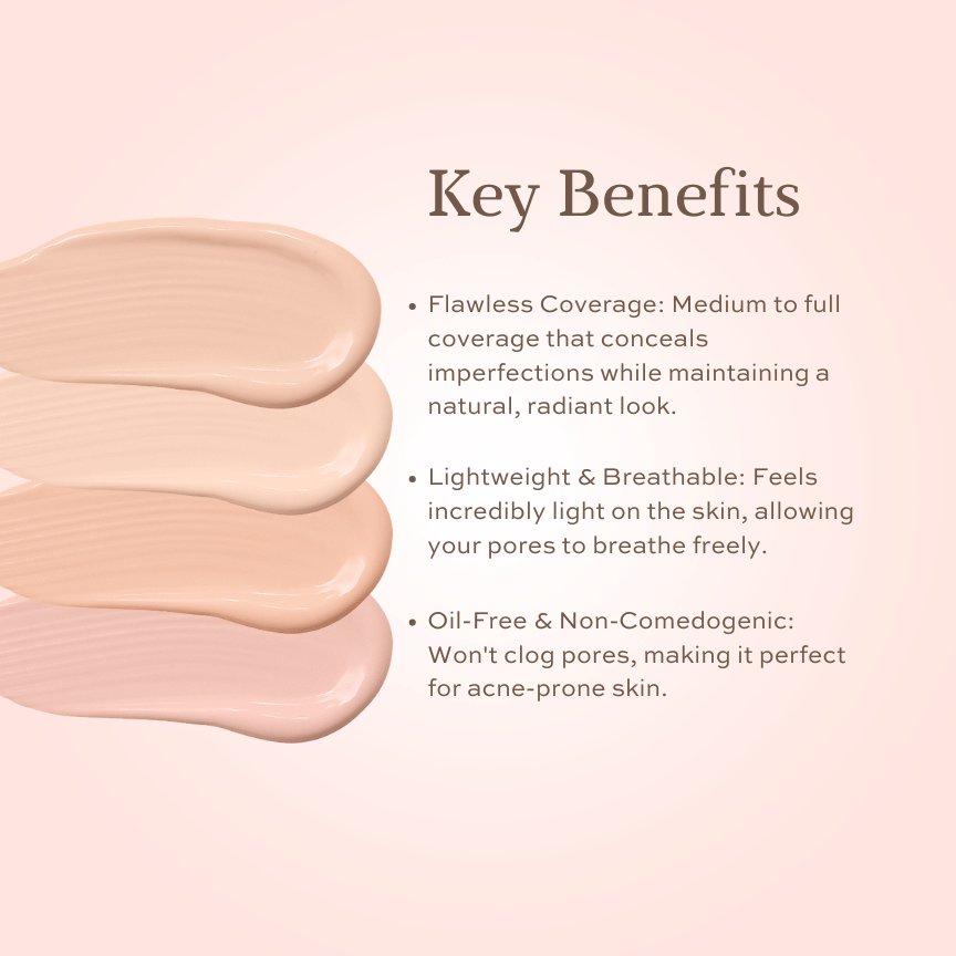 Liquid Mineral Foundation | oil-free, lightweight - confident