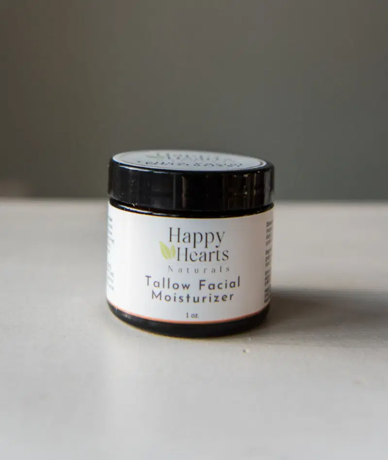 Facial Tallow Moisturizer - Grass-Fed Tallow & Botanical Oils Blend for Deep Hydration & Radiant Skin
