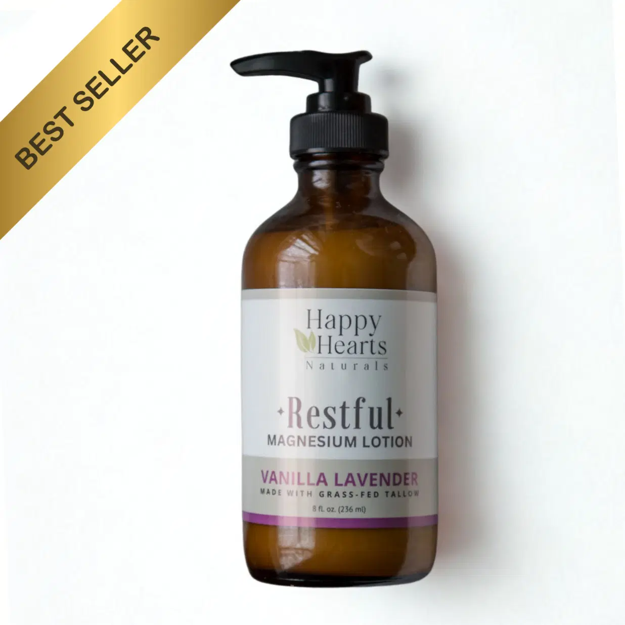 Magnesium Tallow Lotion - Grass-Fed Tallow & Magnesium Enriched Body Cream for Muscle & Sleep Support