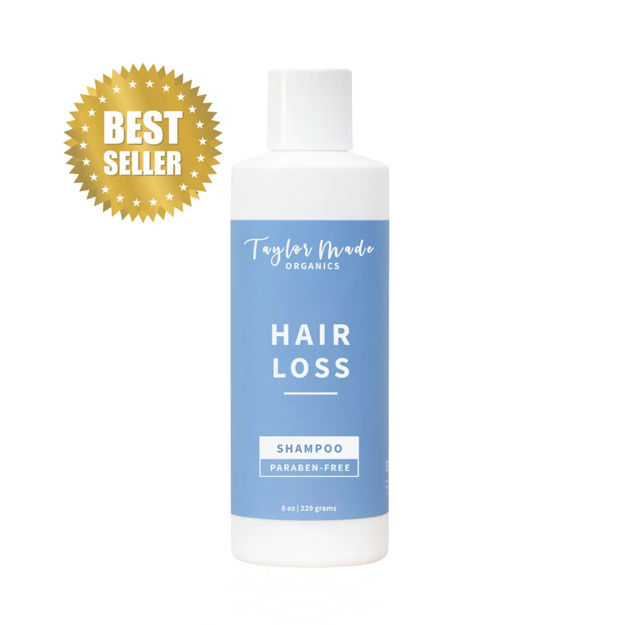 Taylor Made Organics Hair Loss Shampoo | sulfate-free growth Sulfate-Free Formula with Horsetail & Peppermint (8 oz)