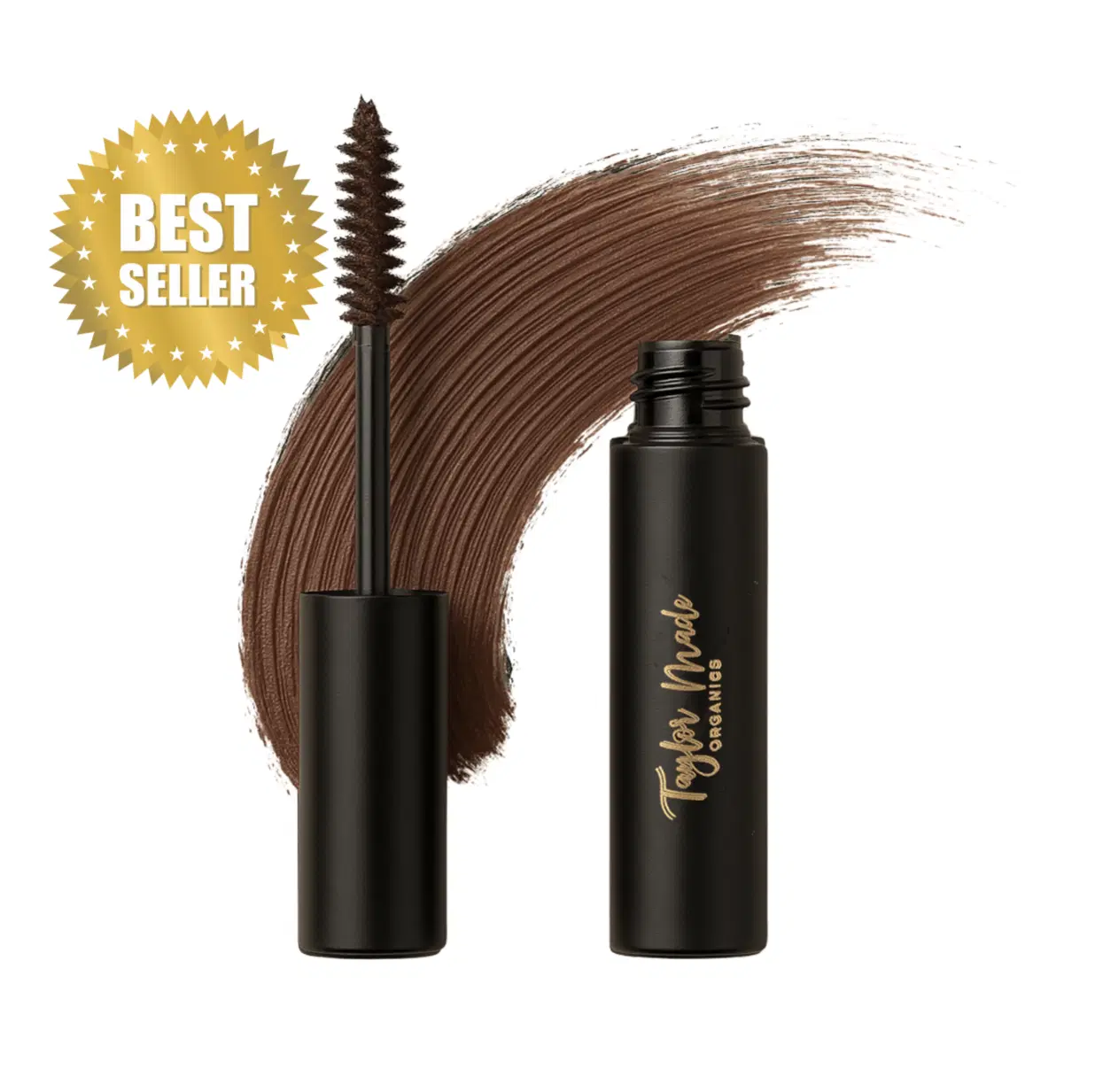 Mascara | lash-growth + curl - sensitive eyes Brown (Made in USA) 