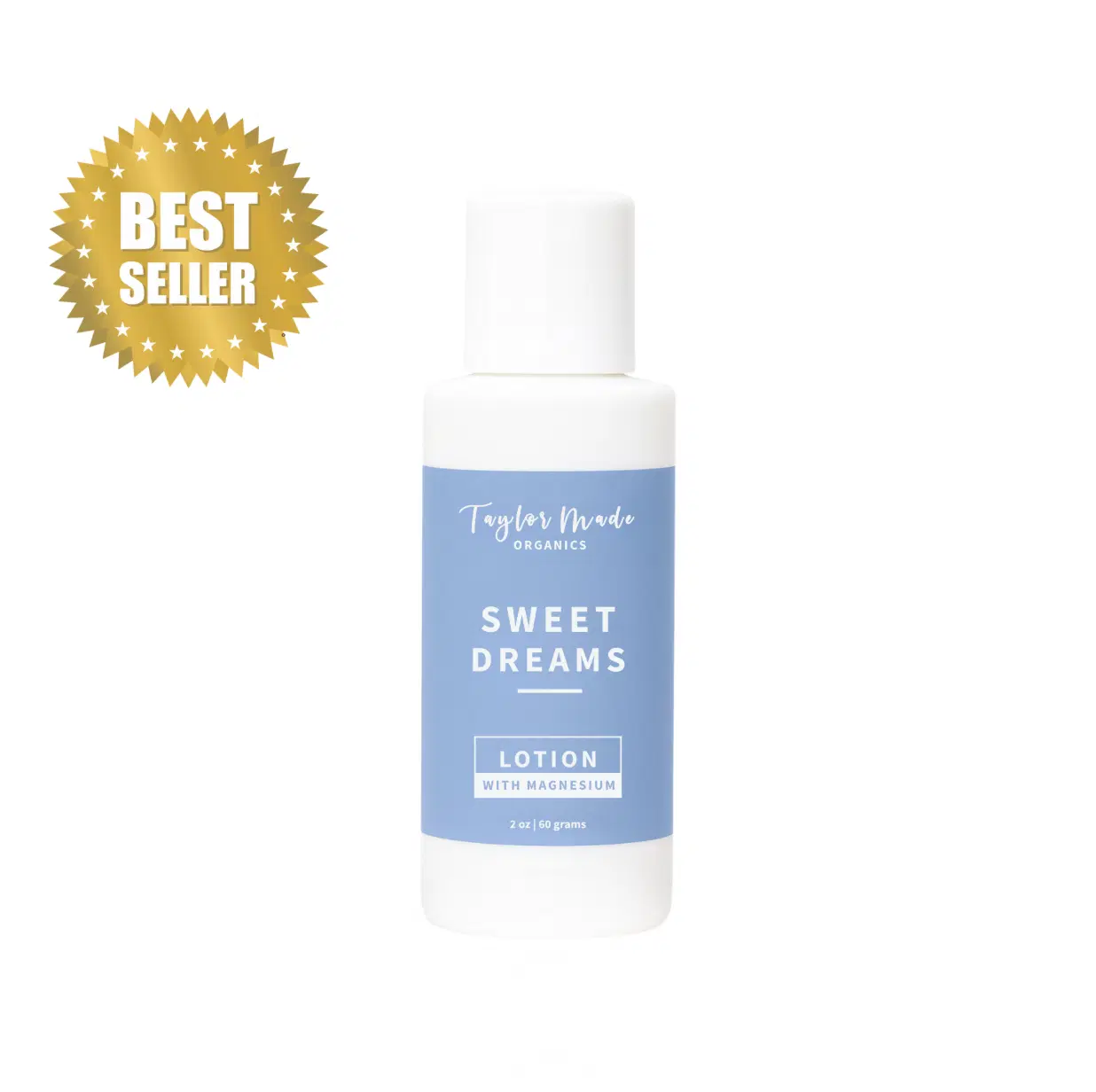 Taylor Made Organics Sweet Dreams Organic Lotion + Magnesium Nighttime Muscle & Skin Soothing (8 oz)