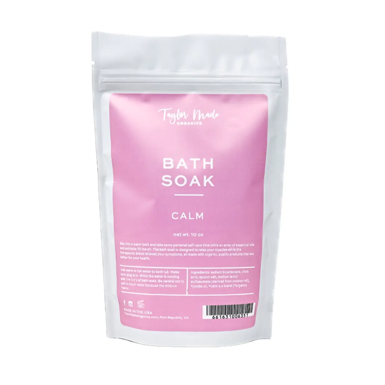 Bath Soaks – Essential Oil Infused Self-Care Therapy - Calm