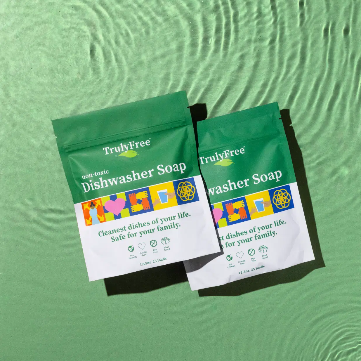 Truly Free Home's Dishwasher Soap - 2 Pack