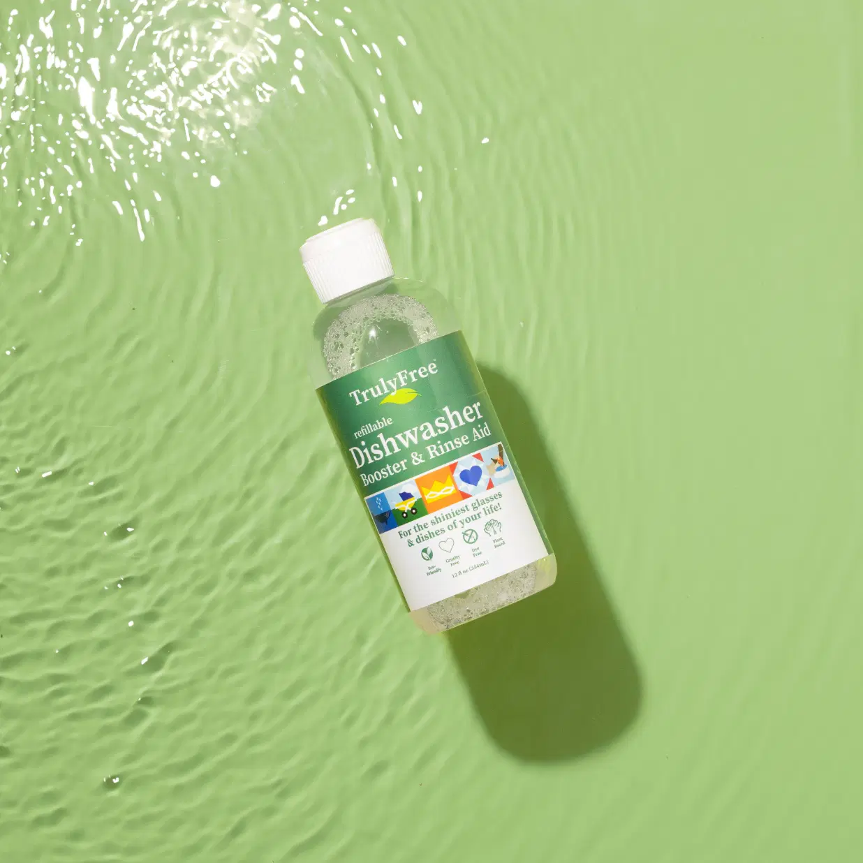 Truly Free Home Natural Dishwasher Booster & Rinse Aid - 3 Refills
