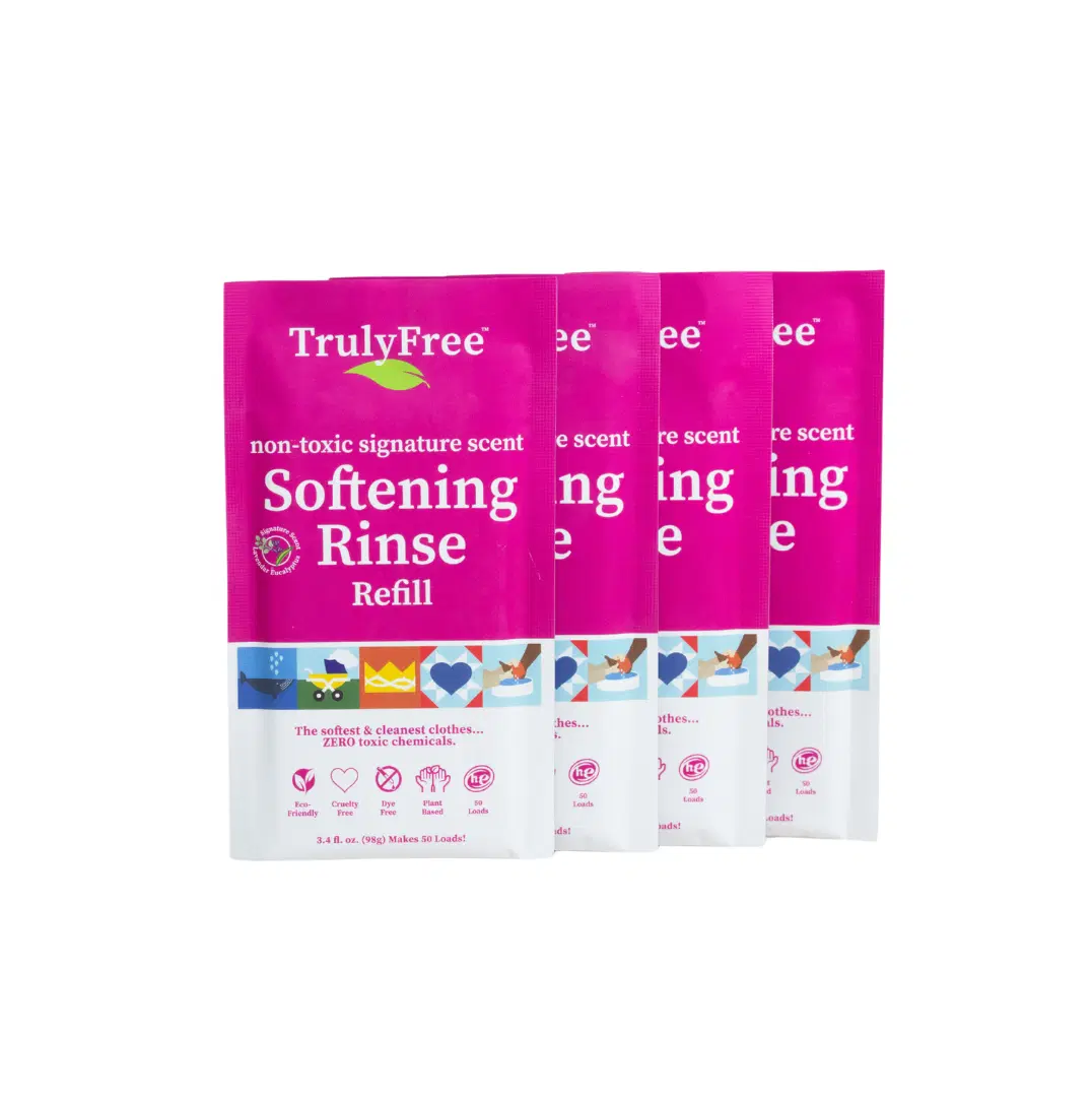 Truly Free Home's Softening Rinse - Signature Scent - 4 Refills