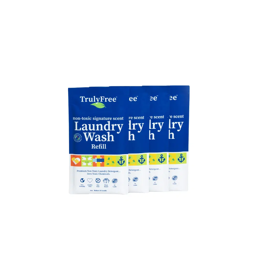 Truly Free Home's Laundry Wash - Signature Scent - 4 Refills
