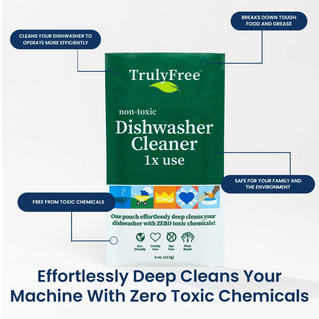 Truly Free Home's Dishwasher Cleaner