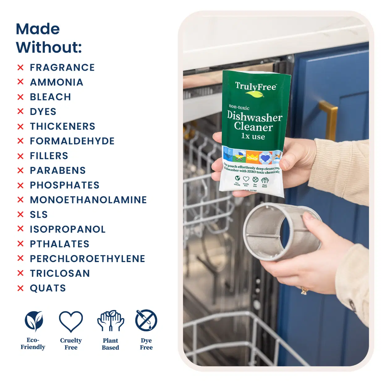 Truly Free Home's Dishwasher Cleaner