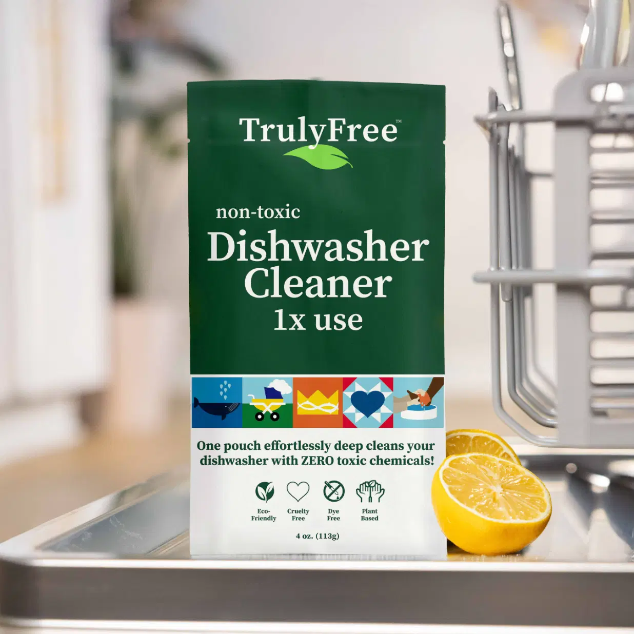 Truly Free Home's Dishwasher Cleaner