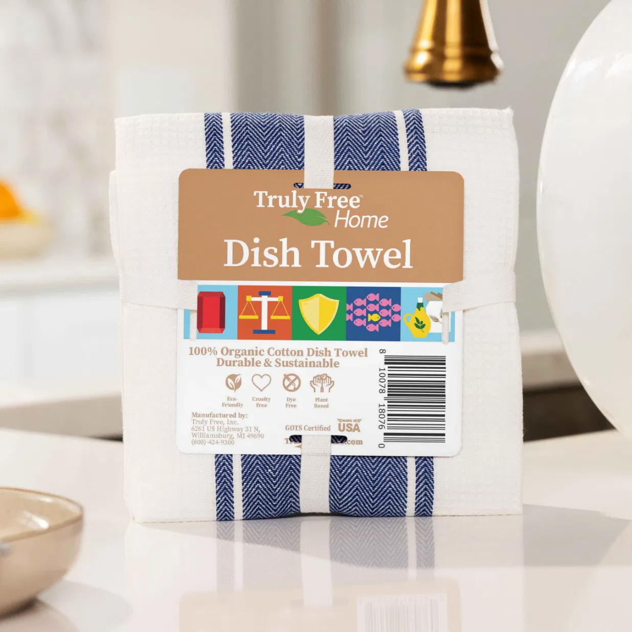Dish Towel - 100% Organic Cotton