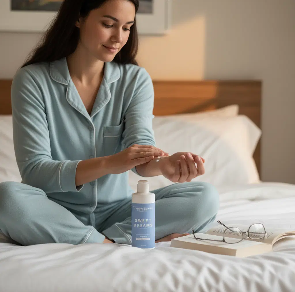 Taylor Made Organics Sweet Dreams Organic Lotion + Magnesium Nighttime Muscle & Skin Soothing (8 oz)