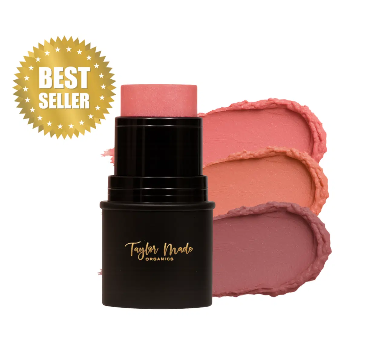 Taylor Made Organics Multistick | cheeks, lips, and eyes Organic Cream Blush, (Multiple Shades)