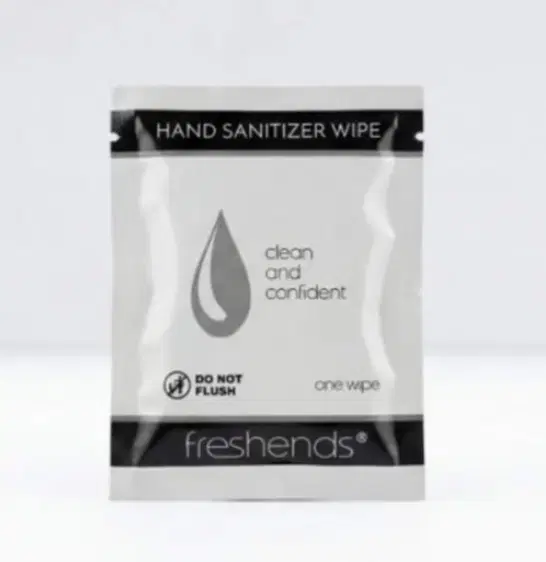 Hand Sanitizer Towelette - Pre-Moistened Antibacterial Wipes for Hands On-The-Go - 50
