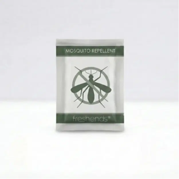 Mosquito Repellent Wipe - Alcohol-Free, Non-Sticky, On-The-Go Protection - 25