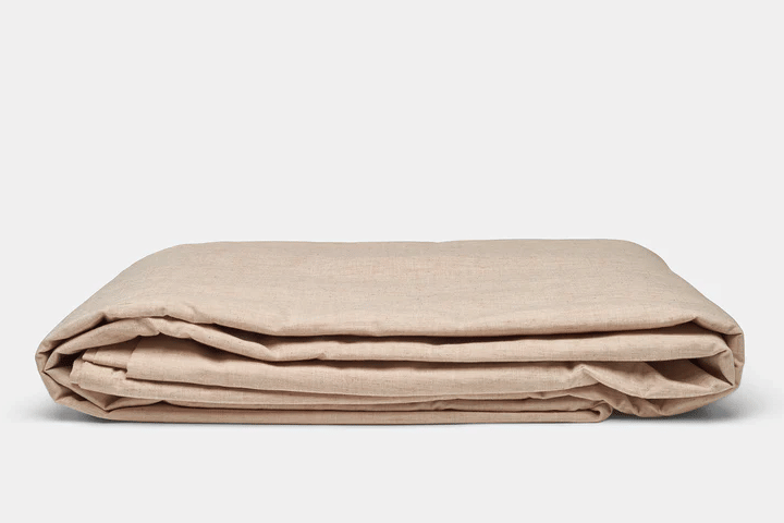 Natural Colored Cotton Duvet Cover Set – 100% USA-Grown Cotton with Foxfibre® Heirloom Cotton Percale and Matching Shams