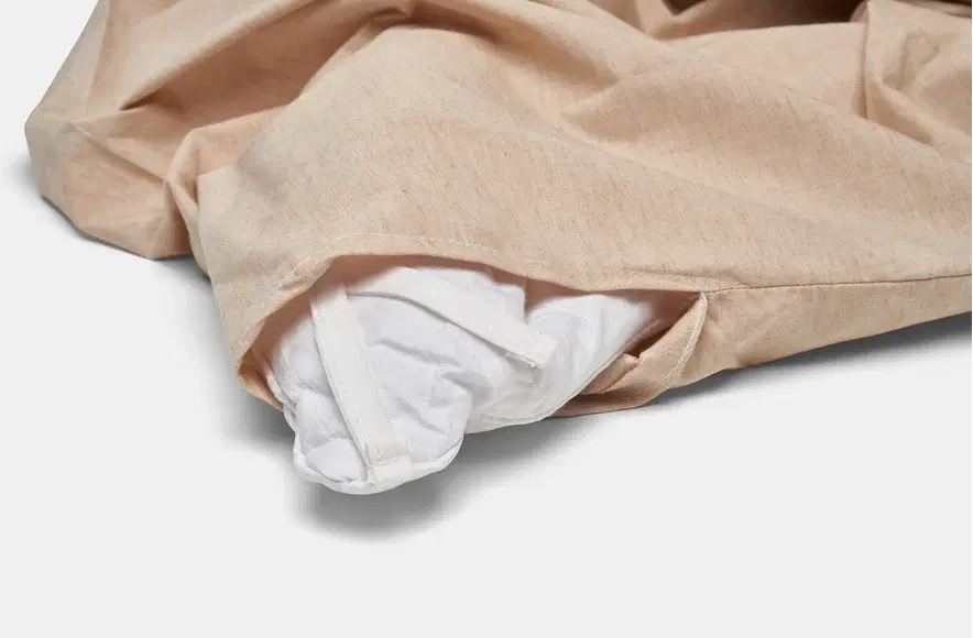 Natural Colored Cotton Duvet Cover Set – 100% USA-Grown Cotton with Foxfibre® Heirloom Cotton Percale and Matching Shams