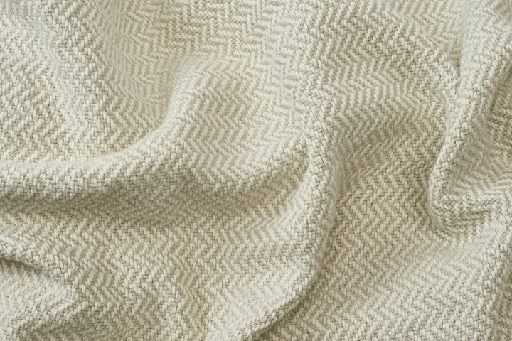 Herringbone Weave Cotton Blanket – 100% USA Organic Cotton Blanket in Multiple Sizes - Twin/Twin XL / Sea Foam Green