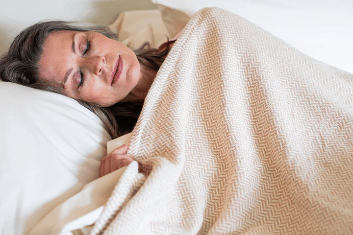 Herringbone Weave Cotton Blanket – 100% USA Organic Cotton Blanket in Multiple Sizes - King/Cal King / American Harvest