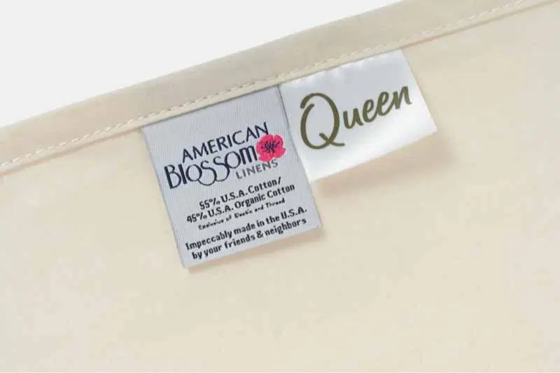 Cotton Single [Separate] Flat Bed Sheet - King/Cal King / Natural