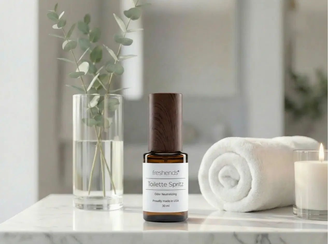 Toilette Spritz by Freshends: The Proactive Odor Solution