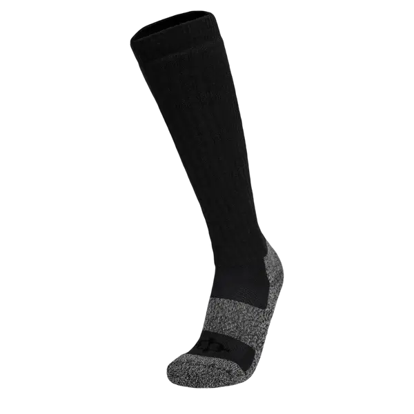 Rock Infiltrator Antimicrobial Rough Terrain Sock – Cushioned Boot Sock with Silver Fibers (Large, Men’s 9-12, Women’s 11+) / Black