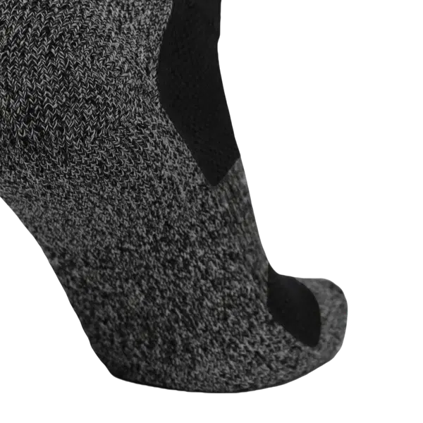 Rock Infiltrator Antimicrobial Rough Terrain Sock – Cushioned Boot Sock with Silver Fibers (Large, Men’s 9-12, Women’s 11+) / Black
