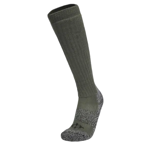 Rock Infiltrator Antimicrobial Rough Terrain Sock – Cushioned Boot Sock with Silver Fibers (X-Large, Men’s 13-15) / Foliage