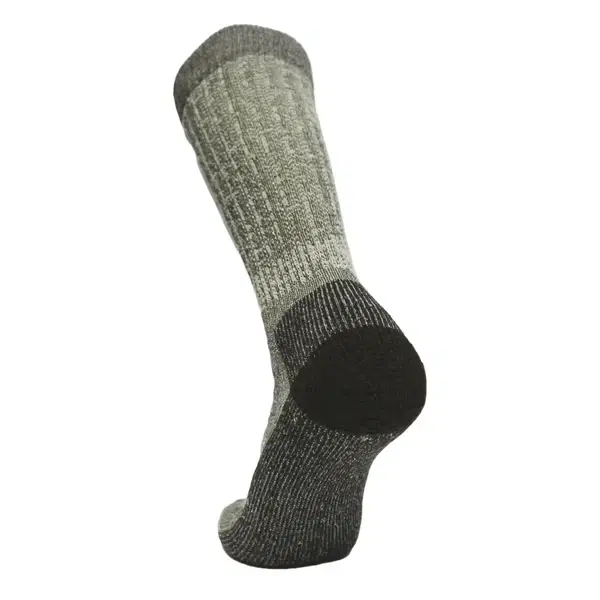 Wool BEAST Heavy OTC Sock – 70% USA Merino Wool + Cushioned Support & Over-the-Calf Coverage (X-Large, Men’s 13-15) / Coyote Brown