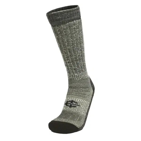 Covert Threads Wool BEAST Heavy OTC Sock – 70% USA Merino Wool + Cushioned Support & Over-the-Calf Coverage (Medium, Men's 4-8, Women's 5-10) / Coyote Brown 