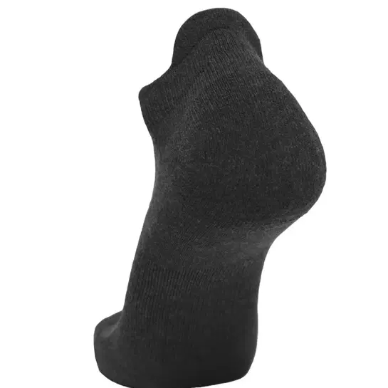 Wool BEAST Lo-Cut Sock – Natural USA Merino Wool + Moisture-Wicking & Blister-Resistant (X-Large, Men’s 13–15) / Charcoal