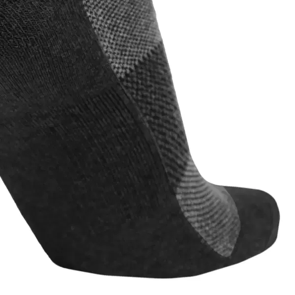 Wool BEAST Lo-Cut Sock – Natural USA Merino Wool + Moisture-Wicking & Blister-Resistant (X-Large, Men’s 13–15) / Charcoal