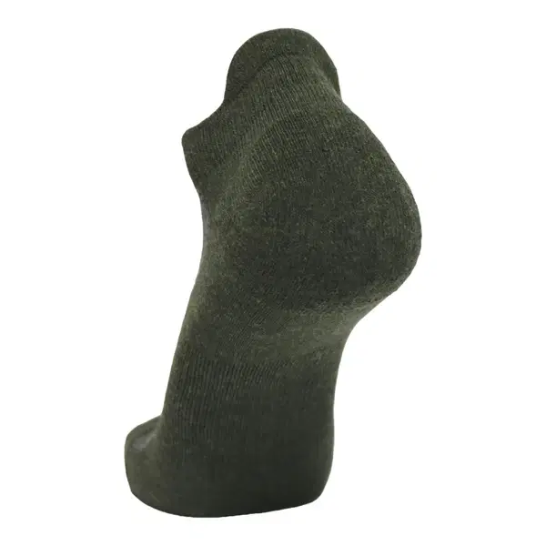 Wool BEAST Lo-Cut Sock – Natural USA Merino Wool + Moisture-Wicking & Blister-Resistant (X-Large, Men’s 13–15) / OD Green