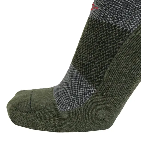 Wool BEAST Lo-Cut Sock – Natural USA Merino Wool + Moisture-Wicking & Blister-Resistant (Medium, Men’s 4–8, Women’s 5–10) / OD Green