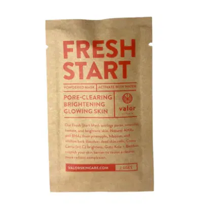 Valor Skincare - Fresh Start Mask| Pore-clearing - Pore-Clearing Powder Mask with Gotu Kola + Sea Moss
