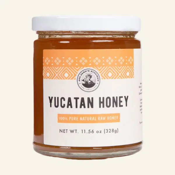 Yucatan Honey – Raw 100% Hive Honey, Tropical Wildflower Nectar, 11 oz Jar