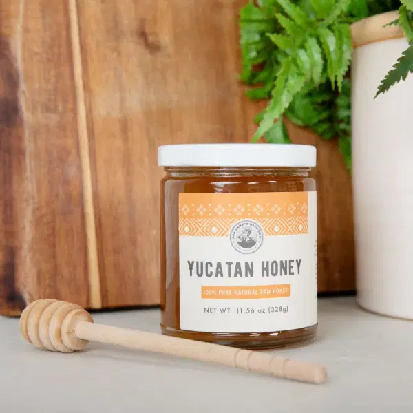 Yucatan Honey – Raw 100% Hive Honey, Tropical Wildflower Nectar, 11 oz Jar